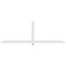 Ekena Millwork Eugene Architectural Grade PVC Gable Bracket, 108"W x 36"H x 2"D x 4"F, 8/12 Pitch GBP108X36X0204EUG00 - alternate 2